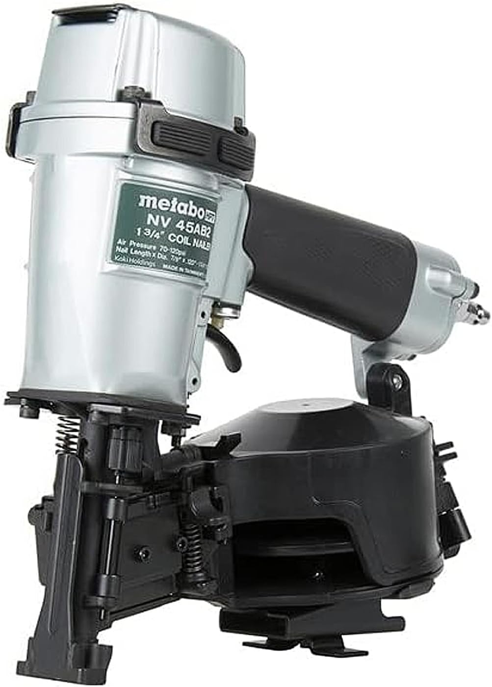 Power nail gun, suitable for asphalt roof shingles, 16 degrees, 7/8" to 1-3/4" roof nails