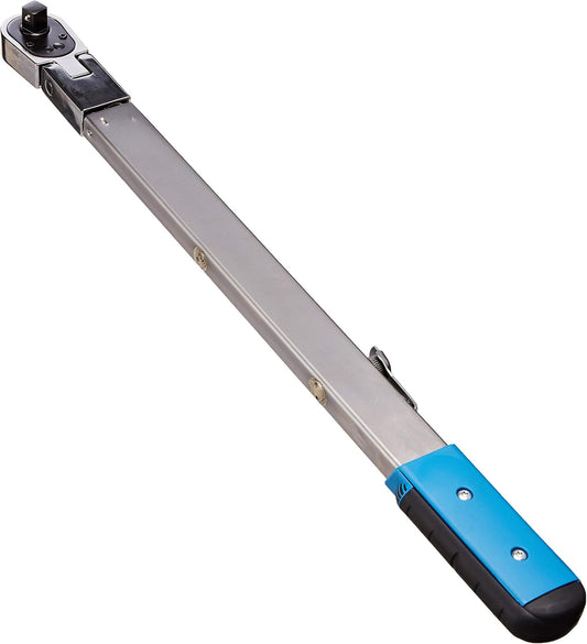 1/2 inch drive split torque wrench, with flexible head