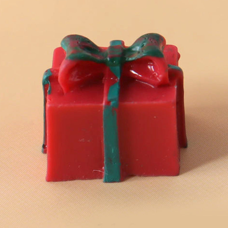 Mini resin Christmas gift bag ornament