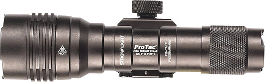 ProTac rail-mounted HL-X USB device, rechargeable USB battery, USB cable, holster and packaging box - 1000 lumens