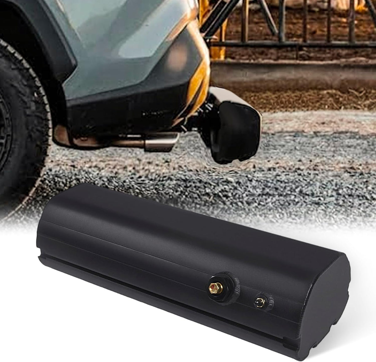 Galvanized Pressure Water Tank, Frame-Style Water Storage for Vehicles, Trucks, SUVs, Ideal for Camping Showers & Outdoor Activities