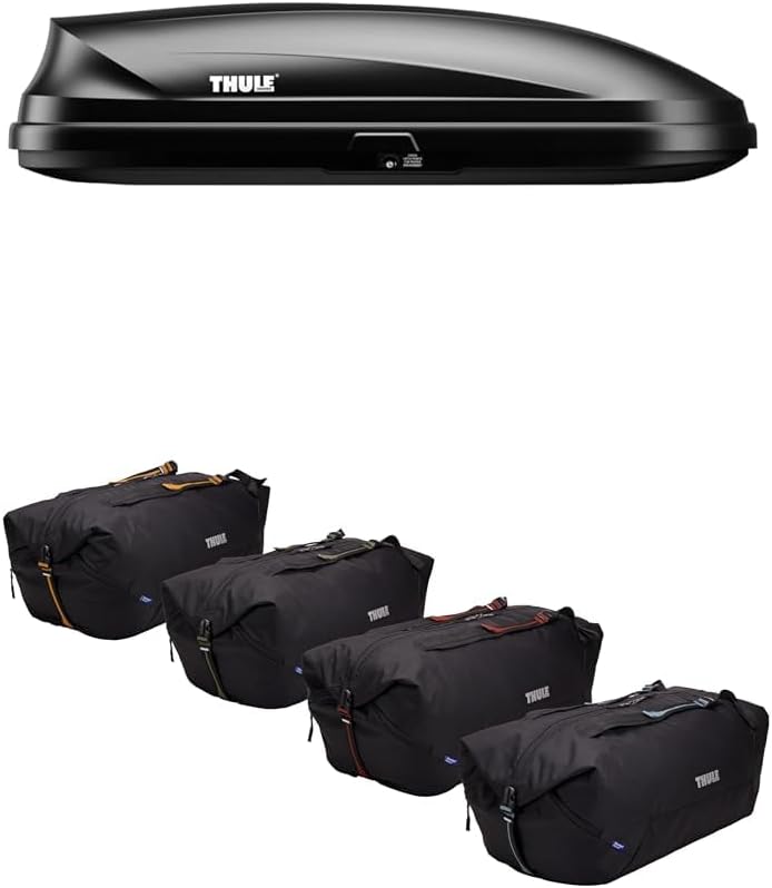 615 Pulse-style roof-top container, large size, black