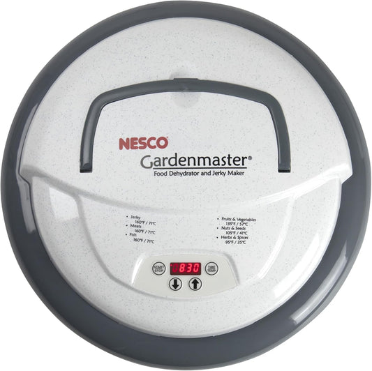 Garden-style food dehydrator, white model