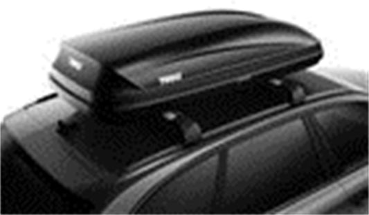 615 Pulse-style roof-top container, large size, black