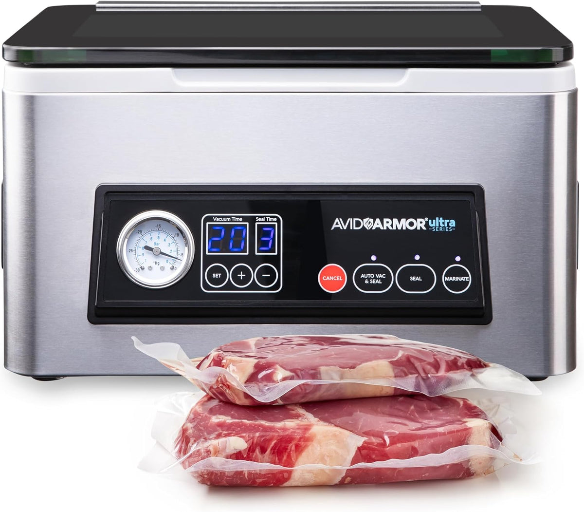 2-in-1 USV20 Super Vacuum Sealer & Bag Maker �� Handheld, Wet Food Compatible, 11.5" Seal