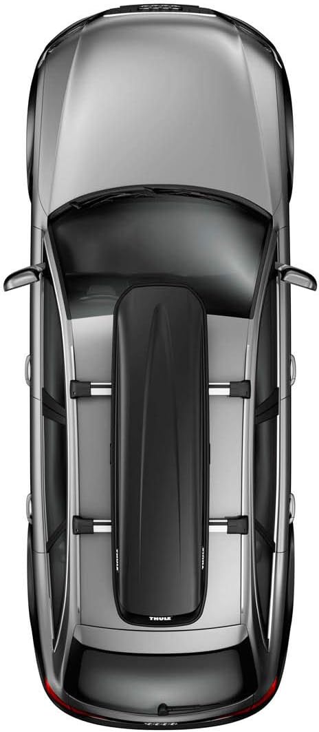 615 Pulse-style roof-top container, large size, black