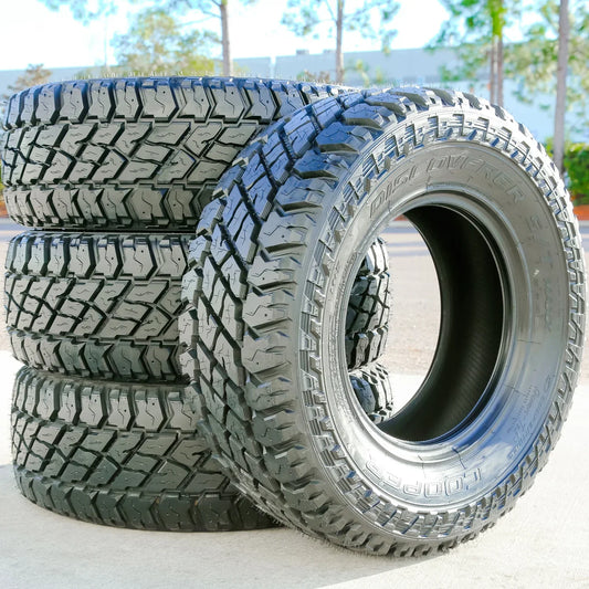 Set of 4 Cooper Discoverer S/T Maxx LT 275/70R18 125/122Q E 10 Ply MT Mud Tires