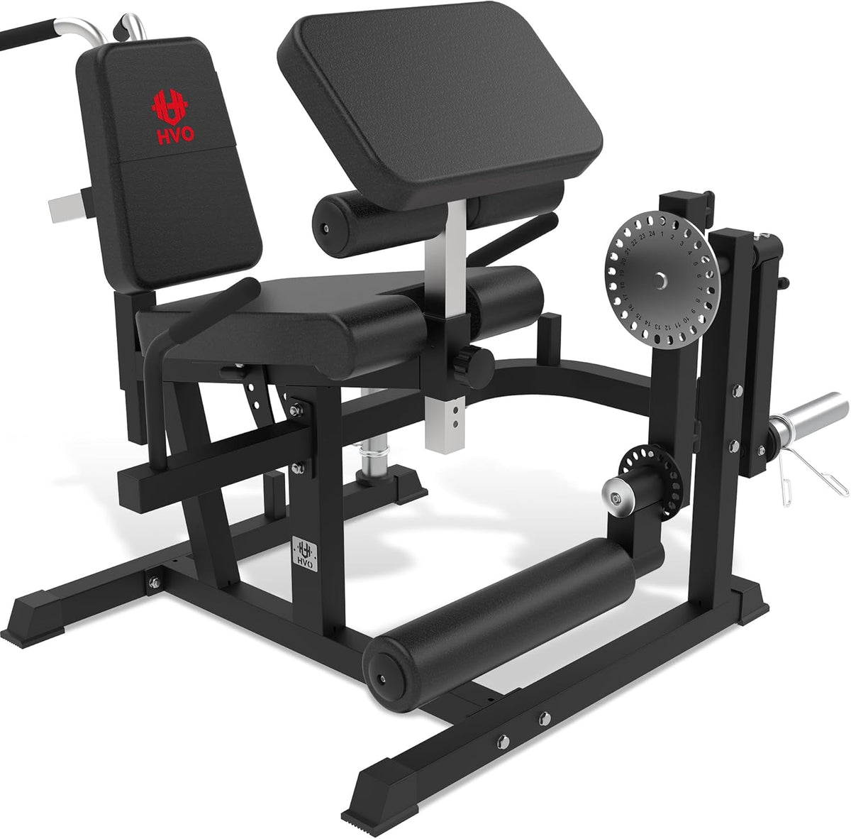 Leg Extension and Curl Machine - Home Gym Leg Extension Equipment - Leg Hamstring Exercise - Supine Sitting Position - Adjustable Size
