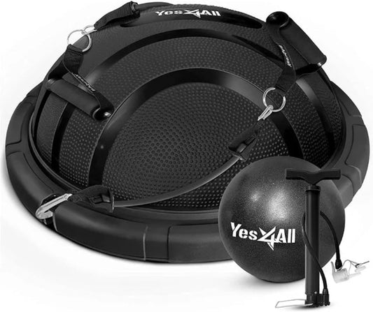 880LB Exercise Ball, for Yoga & Core Strength Training, Compatible with Resistance Bands