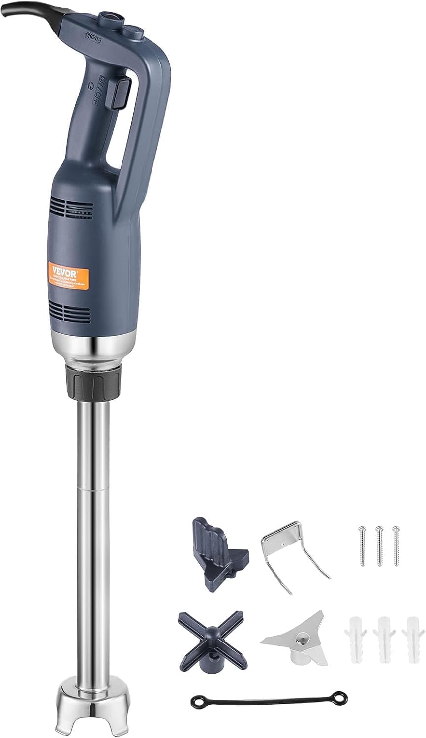 Commercial 500W Immersion Blender �� 16" Variable Speed, Stainless Steel Blades2.9绉�蹇���妯″�