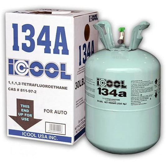 R134A Refrigerant 30LB Tank, Full Charge, Made in USA, For Automotive AC & Refrigerators