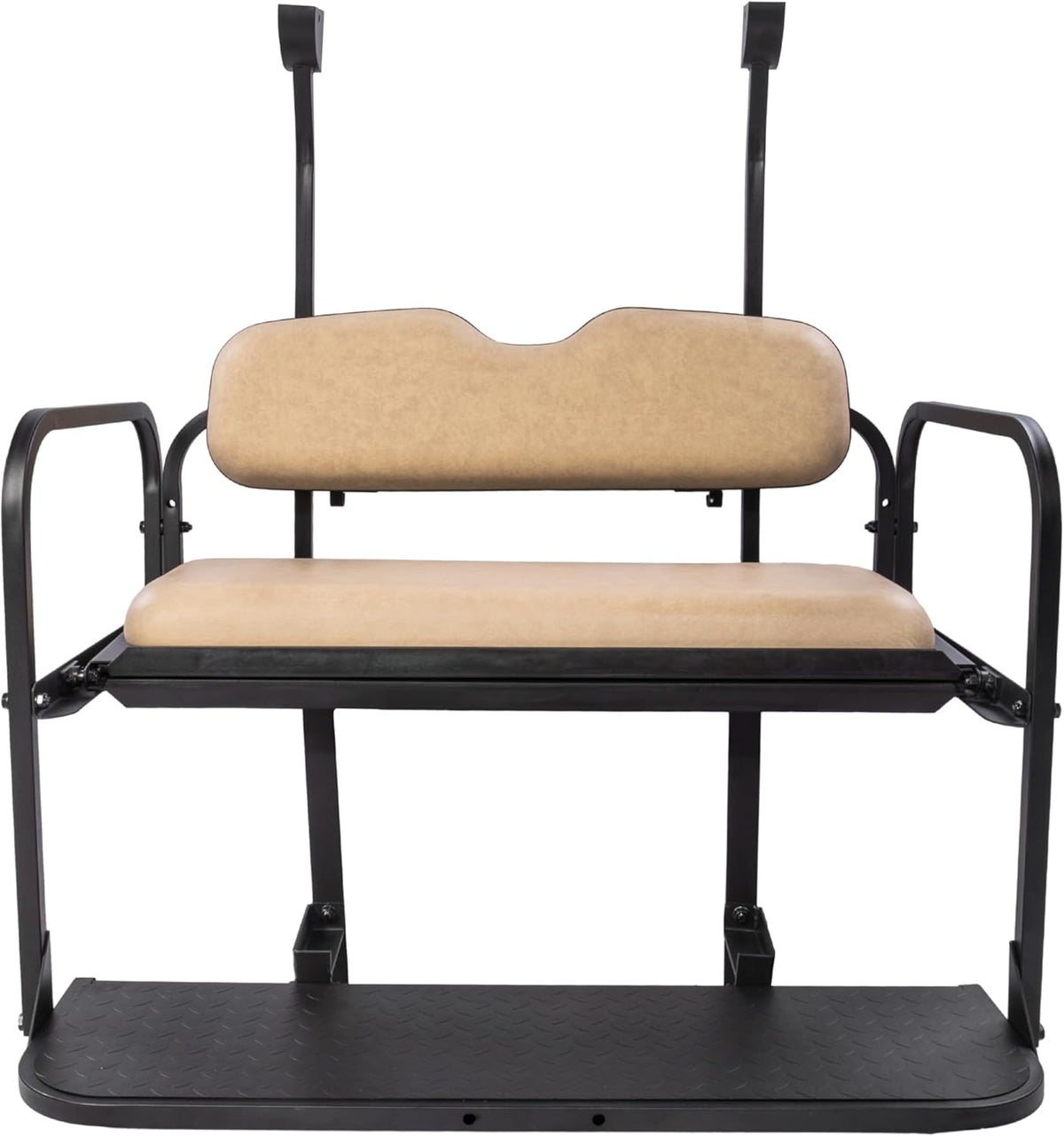 Club Car Upholstery Kit (2004+) Beige Seat Covers & Metal Foot Pedals