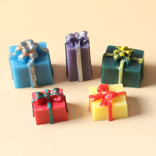 Mini resin Christmas gift bag ornament