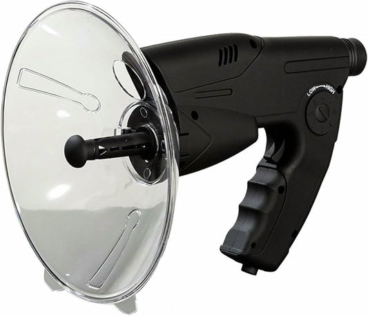 Parabolic Microphone Monocular, 100M Long Range Bionic Ear Listening Telescope, Digital Nature Observing & Listening Device for Outdoor Activities