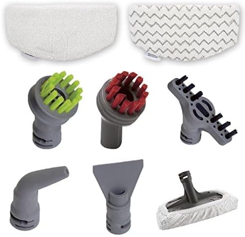 3-in-1 Heavy-Duty Steam Cleaner & Handheld Steamer, Indoor Outdoor for Garage, Car, RV, Windows, Black