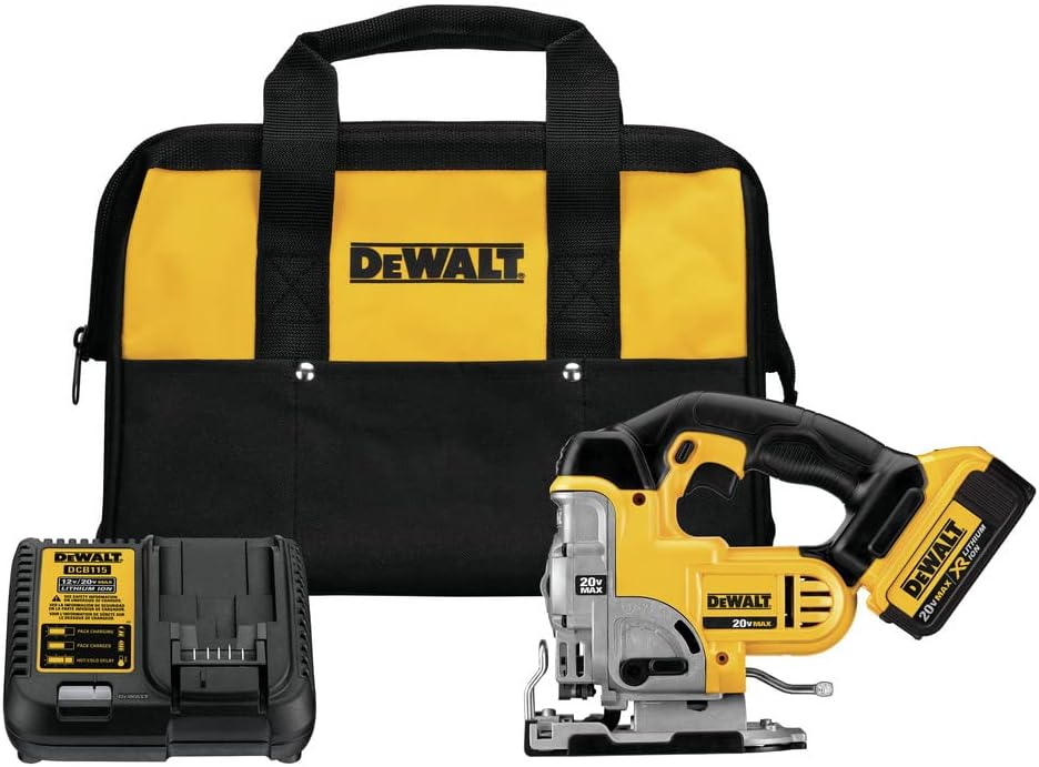20V MAX electric saw, only the tool, yellow