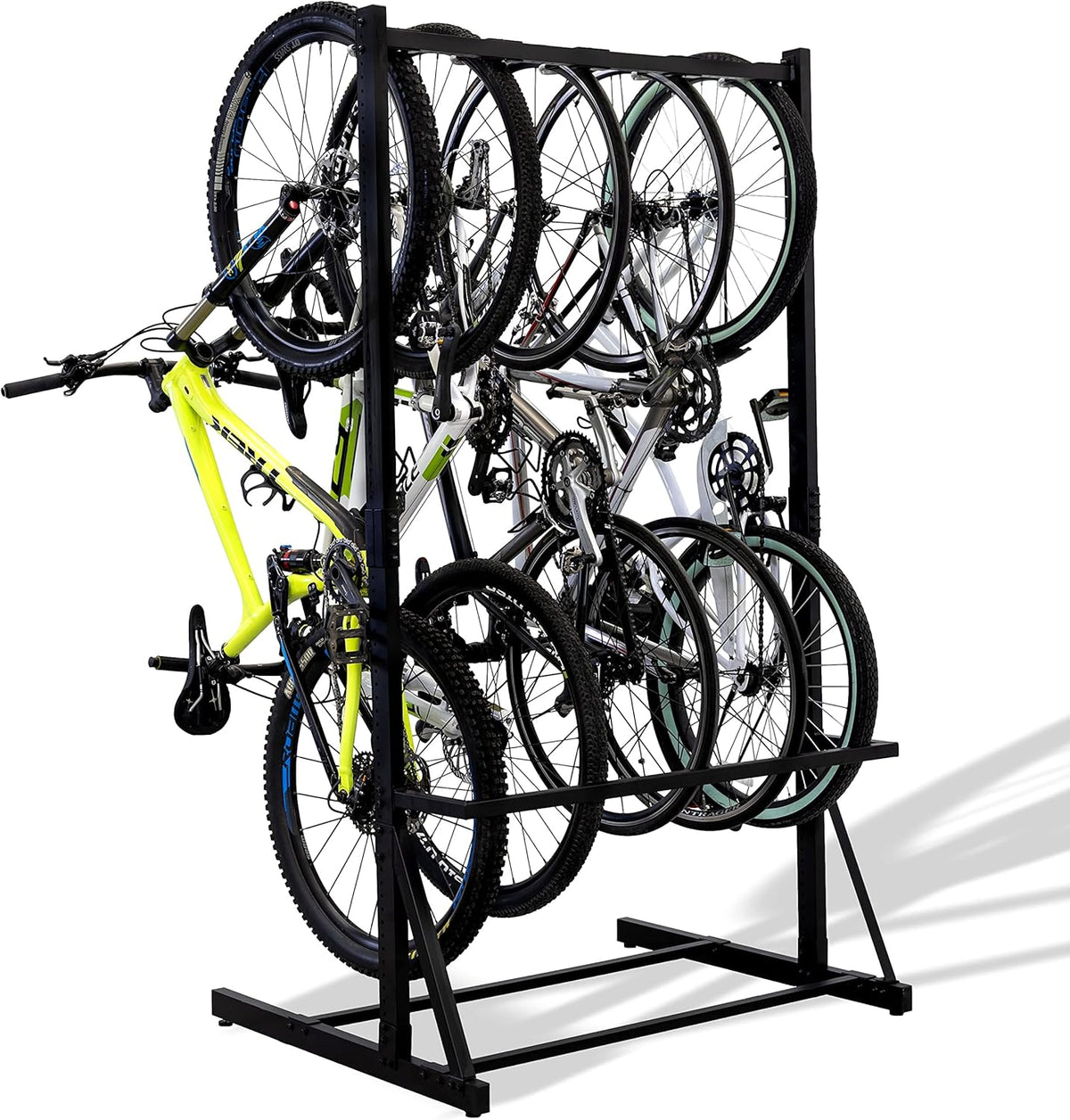 Independent 5 bicycle storage racks, original G-type bicycle frame, indoor garage floor support, bicycle storage box