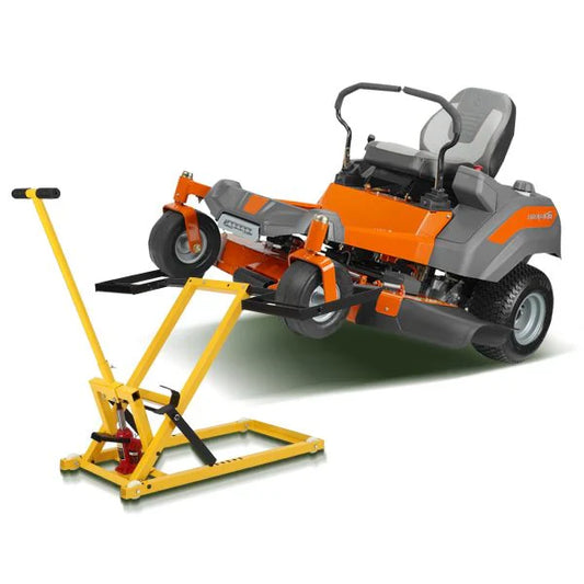 26 Inch Hydraulic Lawn Mower Lift, 500 LBS Capacity, Solid Steel, for Riding Mowers Tractors ATVs