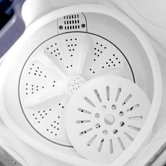 20lb Capacity Portable Washing Machine Combo, 12lb Washer & 8lb Spin Dryer, Ideal for Apartments & RVs, Gray & White