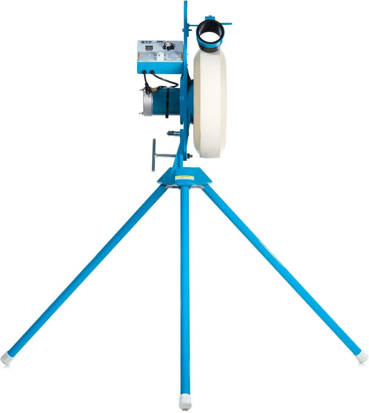 Combo Pitching Machine, Adjustable Up to 60 MPH, For Baseball & Softball, Pitching-Machine League Ideal
