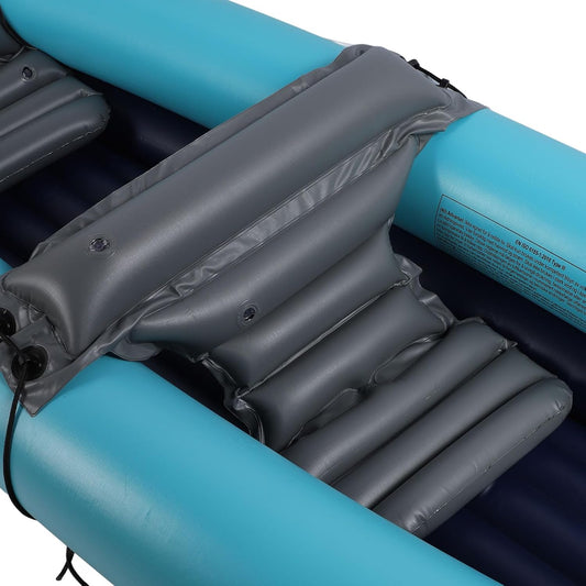 Human inflatable kayak, sunshade model, portable, sturdy and durable, suitable for anglers, rowers and rafters.