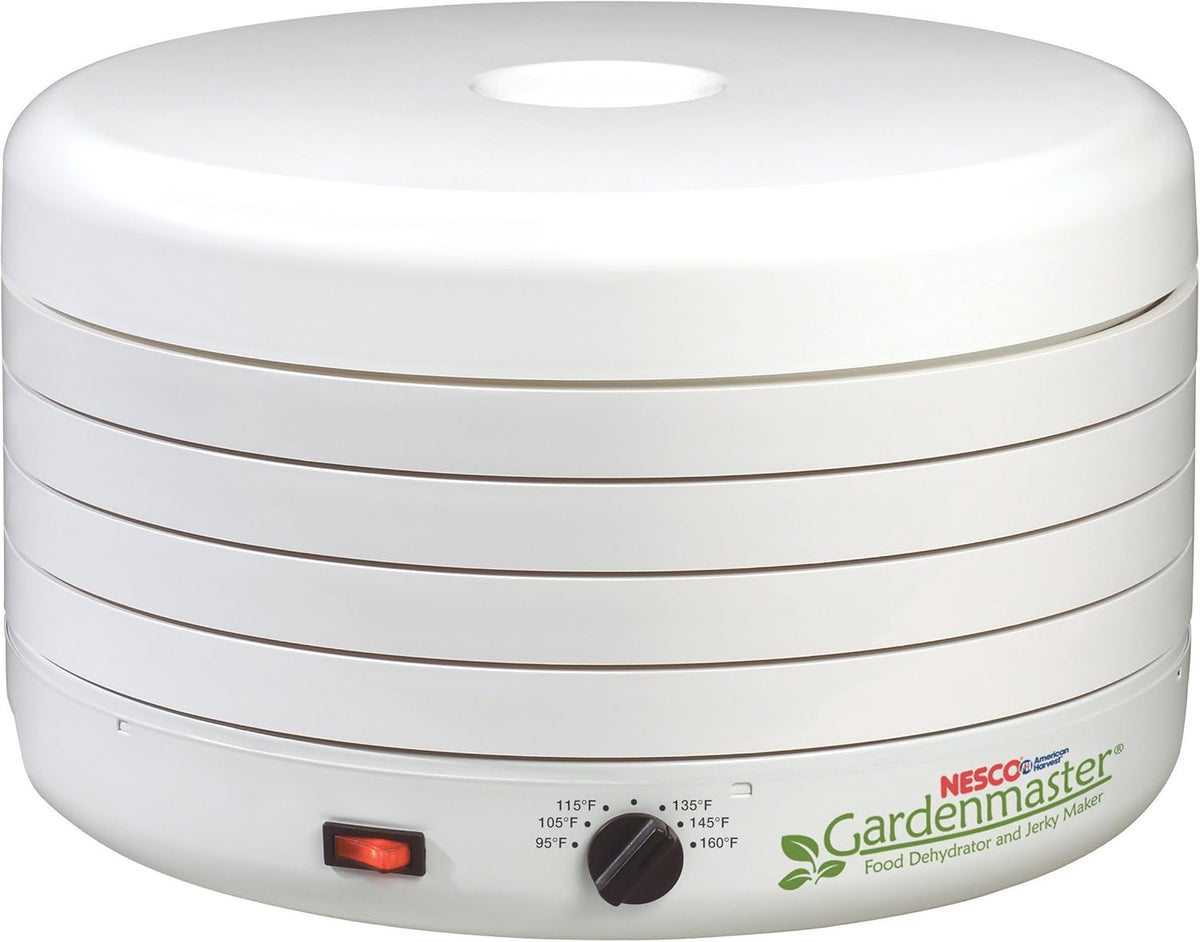 Garden-style food dehydrator, white model