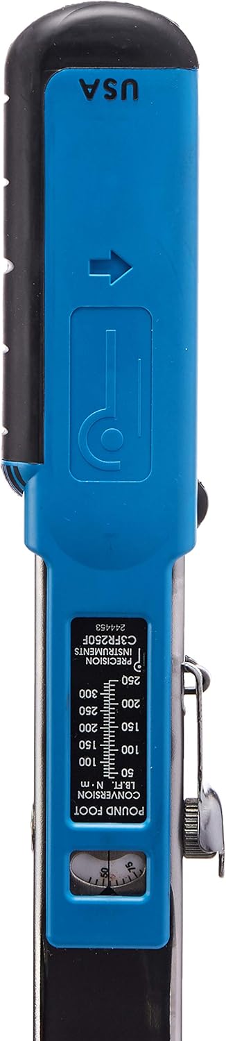 1/2 inch drive split torque wrench, with flexible head
